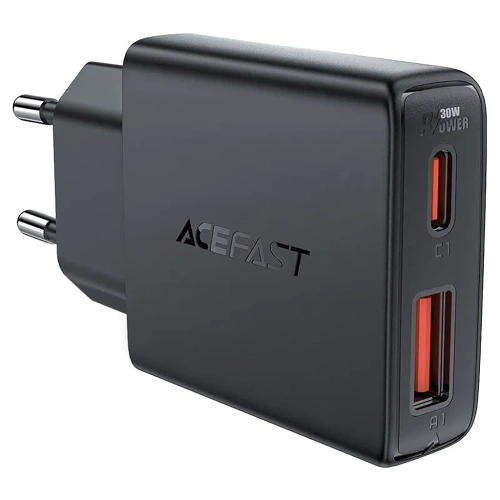 СЗУ с выходом USB+Type-C QC+PD 30W ACEFAST A69 черное 