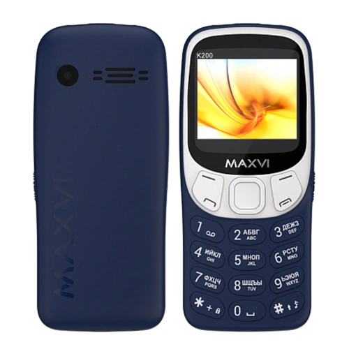 Maxvi K200 2 Sim Blue 