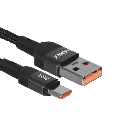 Дата-кабель Lightning-Type-C LANEX LS51CL серый 