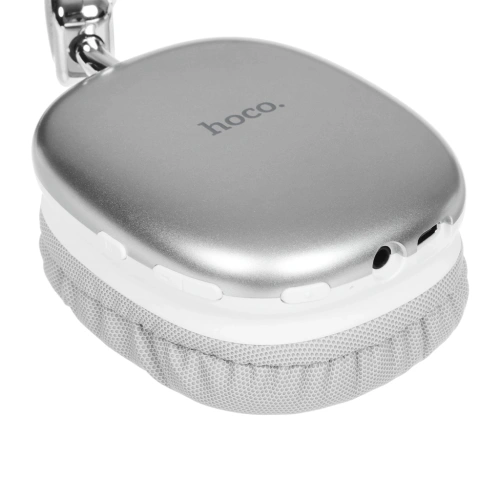 Наушники беспроводные полноразмерные HOCO W35 серебро 