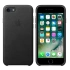 Чехол оригинал для Apple iPhone 7 Leather Case Black 