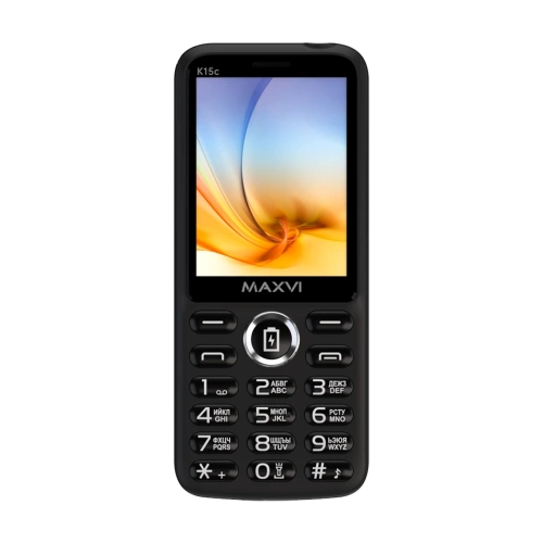 Maxvi K15c 2 Sim Black 