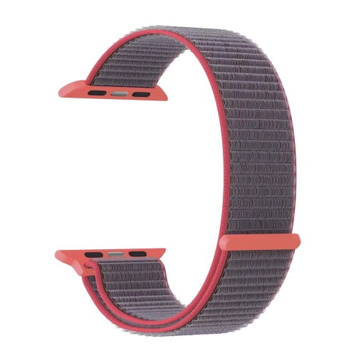 Ремешок нейлоновый Apple Watch 38/40 mm LYAMBDA VEGA DS-GN-02-40-3 серо-розовый 