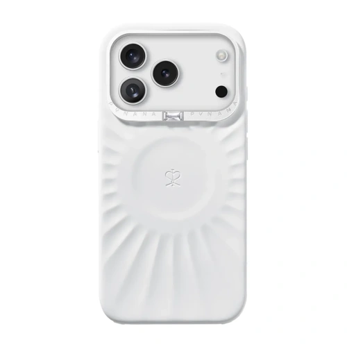 Чехол PYNANA iPhone 17 Pro Max Starlight Series Magsafe белый 