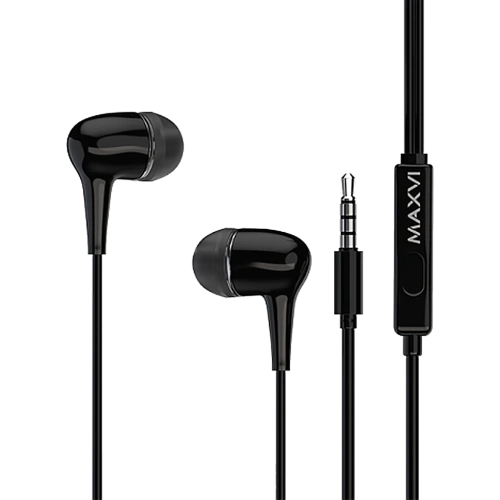 Наушники проводные 3.5мм Maxvi MHF-16 Easy черные 
