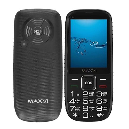 Maxvi B9 2 Sim Black 