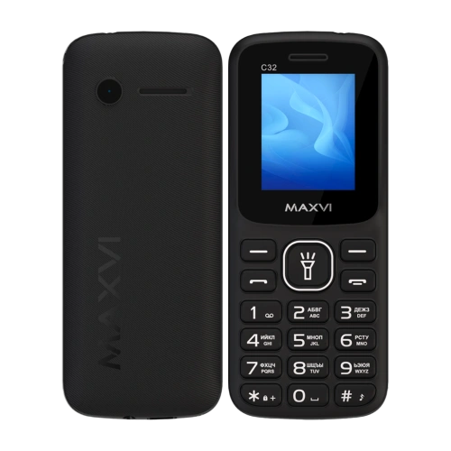 Maxvi C32 2 Sim Black 