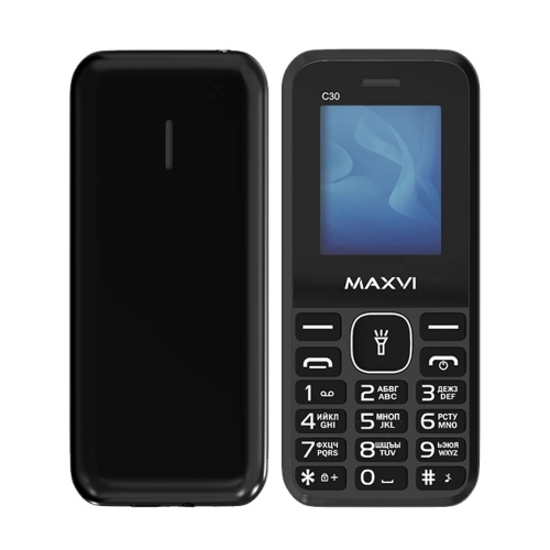 Maxvi C30 2 Sim Black (Без СЗУ) 