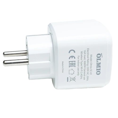 Умная розетка Olmio SC-01 White (белая) 