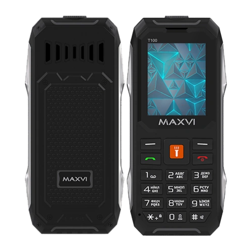 Maxvi T100 2 Sim Black 