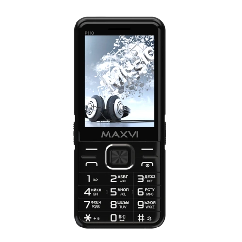 Maxvi P110 2 Sim Black 