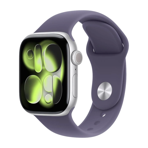 Apple Watch Series 11 46mm Silver/Purple Fog Band M/L 
