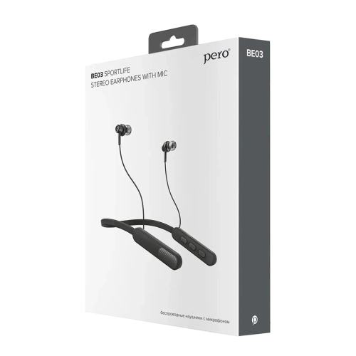 Беспроводные наушники PERO BE03 красные  