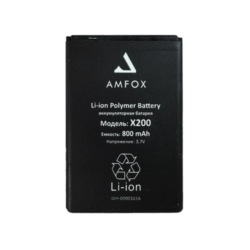 АКБ Samsung C120/X200 AB463446B AMFOX 800 mAh 