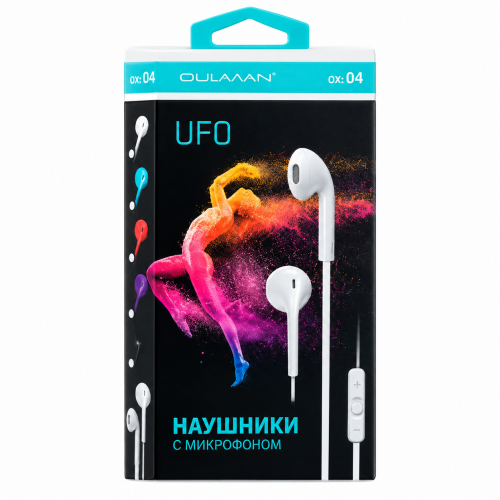 Наушники проводные 3,5мм Qumann черные 