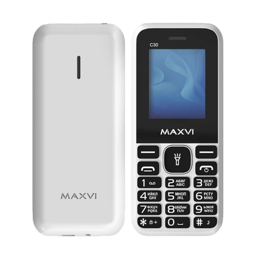 Maxvi C30 2 Sim White (Без СЗУ) 
