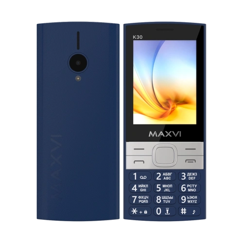 Maxvi K30 2 Sim Blue 