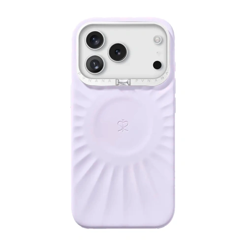Чехол PYNANA iPhone 17 Pro Max Starlight Series Magsafe нежно-фиолетовый 