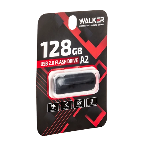 Флеш-накопитель USB 16GB черный Walker A2 