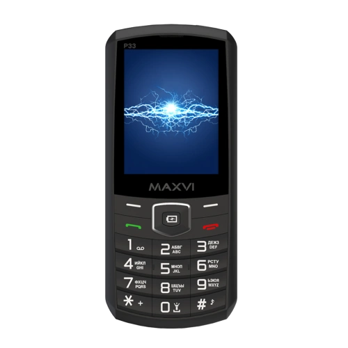 Maxvi P33 2 Sim Black 