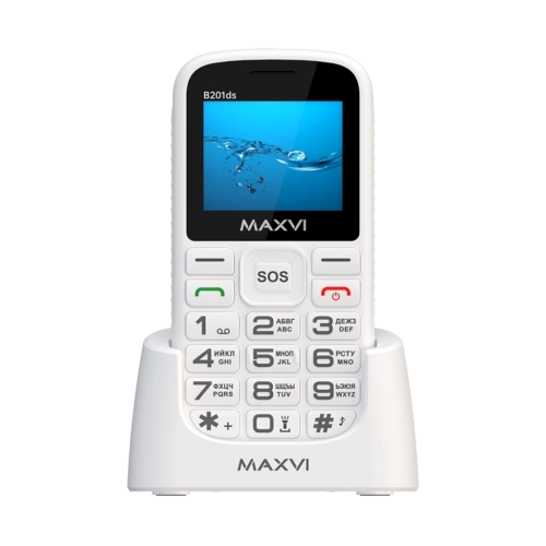 Maxvi B201ds 2 Sim White 