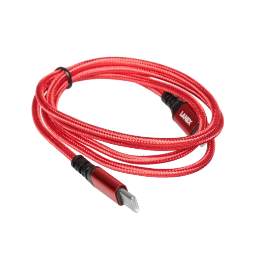 Дата-кабель Type-C - Type-C LANEX LS30CC красный 